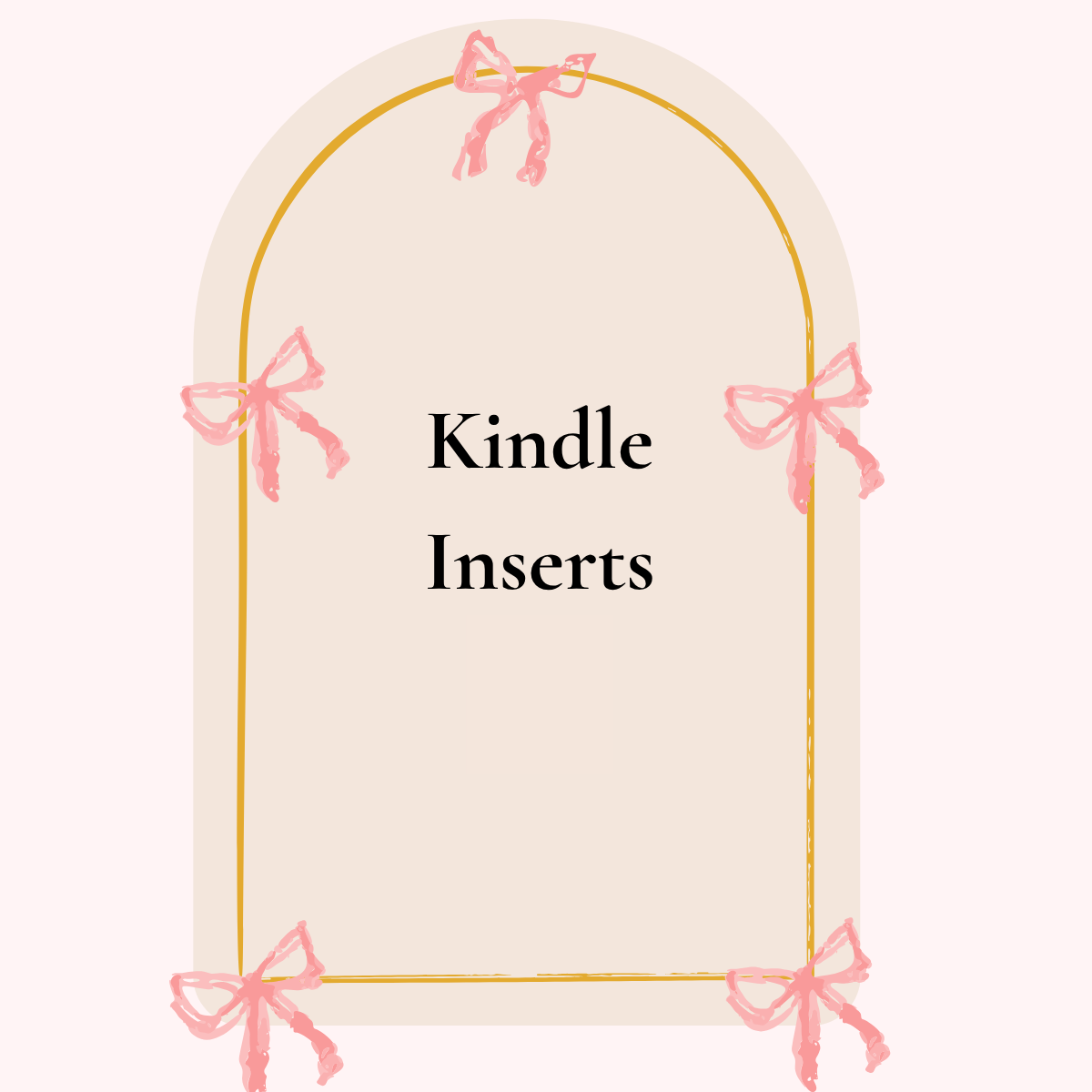 Kindle Inserts